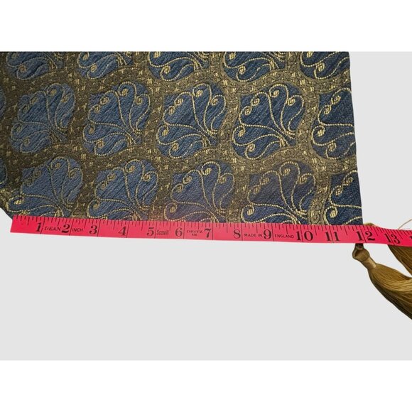 VTG Istanbul Decorative Table Runner W Gold Tassels 70% Cotton 30% Acrylic Read - Picture 8 of 9